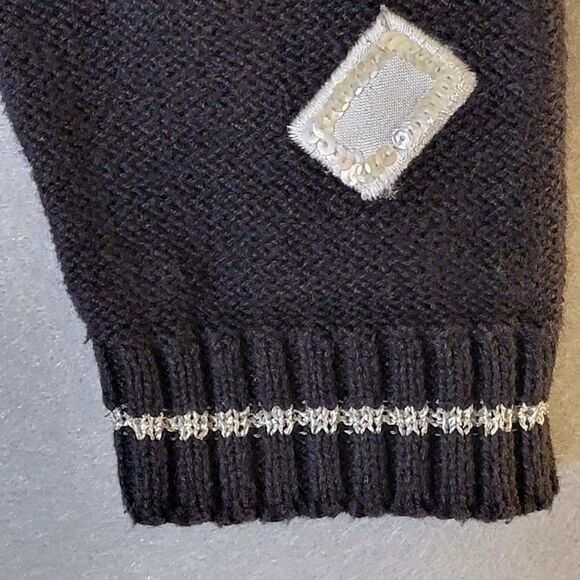 Karen Scott Embroidered 3D Cardigan Womens L Birthday Sequins Knit Presents - Picture 8 of 12